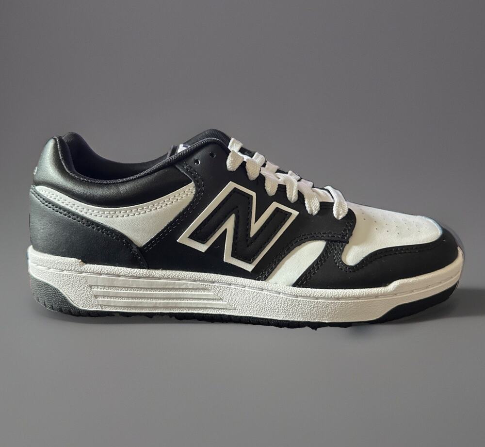 New Women's Size 8 New Balance 480 Black White GSB480BW Kids Size 6.5